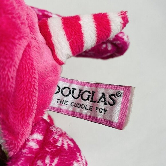 Douglas Cuddle Toy Sea Turtle Tortoise Plush 12” Pink Flower Peace Sign Colorful - Picture 7 of 8